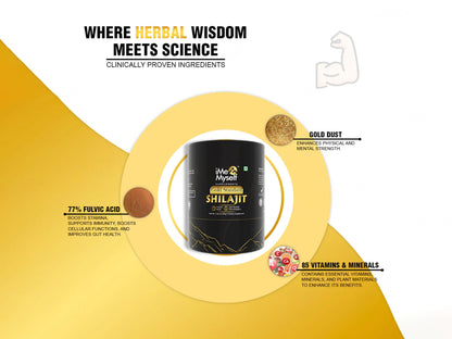iMeMyself Gold Standard Shilajit Dietary Supplement Resin