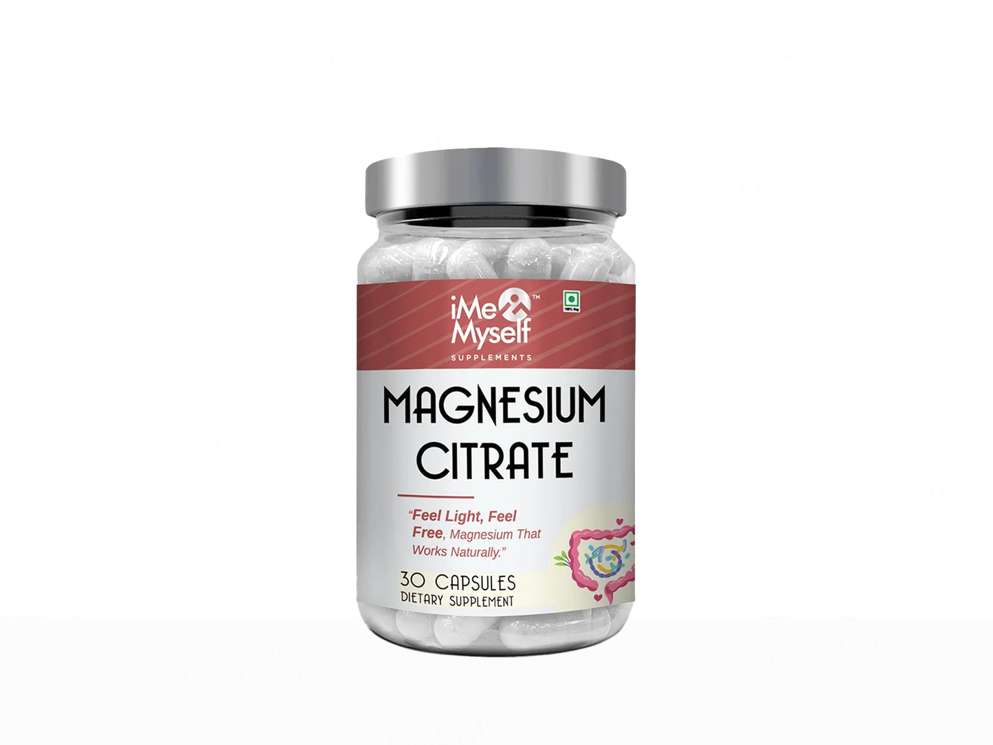 iMeMyself Magnesium Citrate Dietary Supplement Vegetarian Capsule