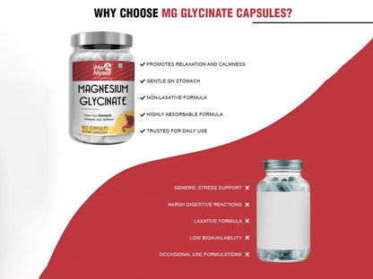 iMeMyself Magnesium Glycinate Dietary Supplement Vegetarian Capsule