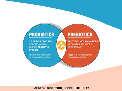 iMeMyself Prebiotic + Probiotic Dietary Supplement Vegetarian Capsule