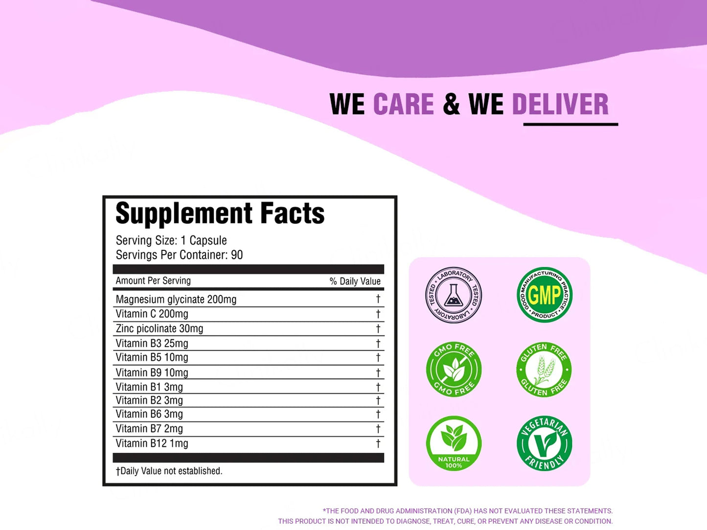 iMeMyself Water Soluble Vitamins Dietary Supplement Vegetarian Capsule