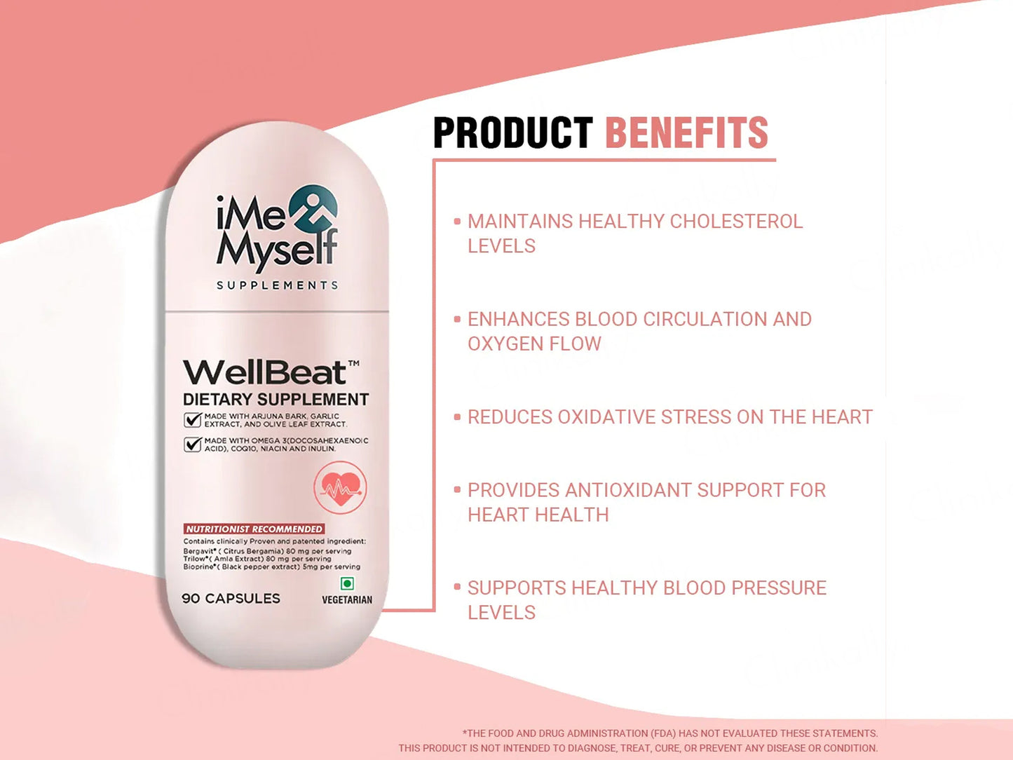 iMeMyself Well Beat Dietary Supplement Vegetarian Capsule