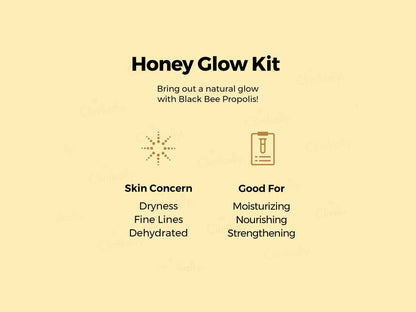 COSRX Honey Glow 3-Step Kit For Dry & Rough Skin