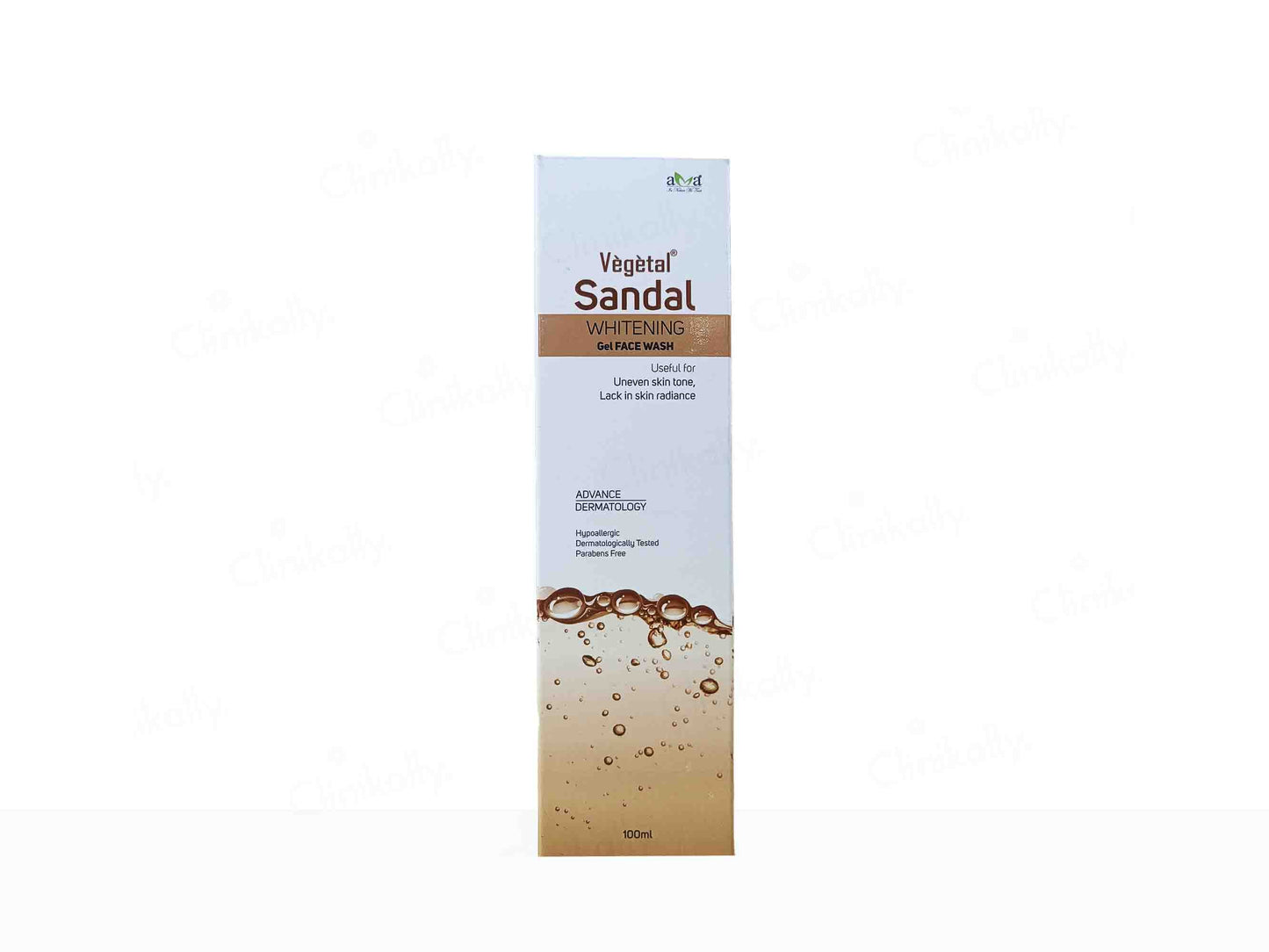 Vegetal Sandal Whitening Gel Face Wash