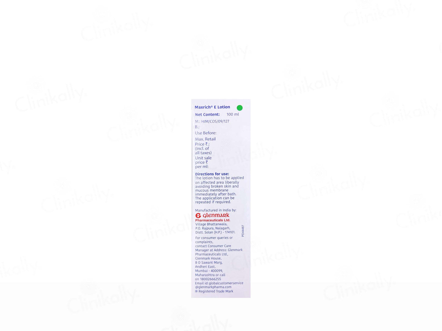 Maxrich E Paraffin Blend Emollient Lotion