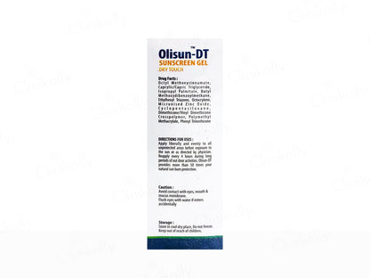 Olisun-DT Dry Touch Sunscreen Gel SPF 50+ PA+++