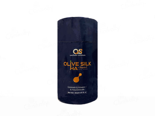 Olivesilk HA + Vitamin E Face Serum