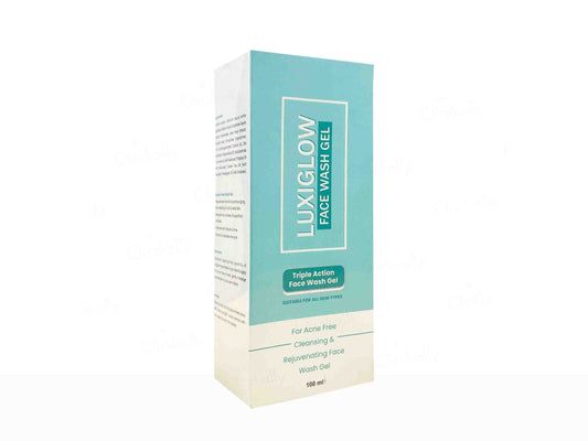 Luxiglow Triple Action Face Wash Gel