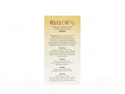 Rejuglow-AG Anti-Ageing Face Serum