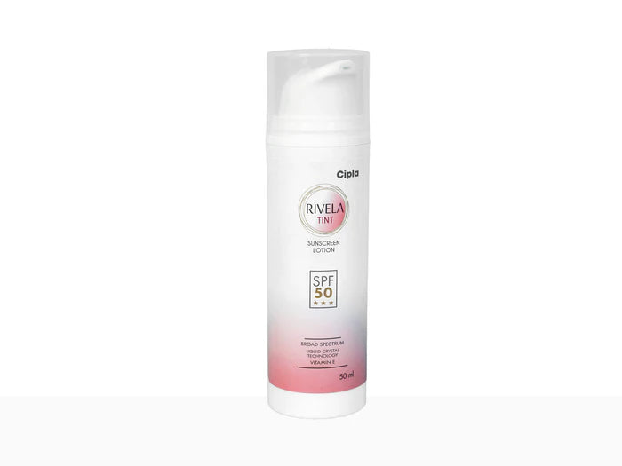 Rivela Tint Sunscreen Lotion SPF 50 || Repairs and Restores Skin