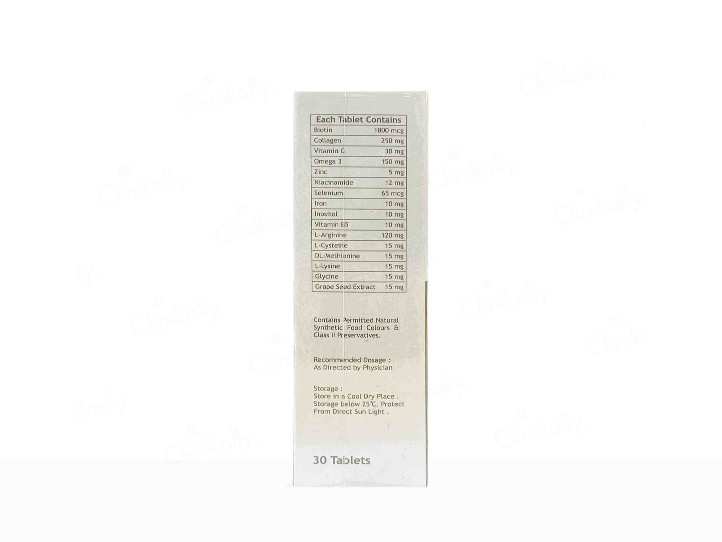 Azelia Biotin & Collagen Supplement Tablet