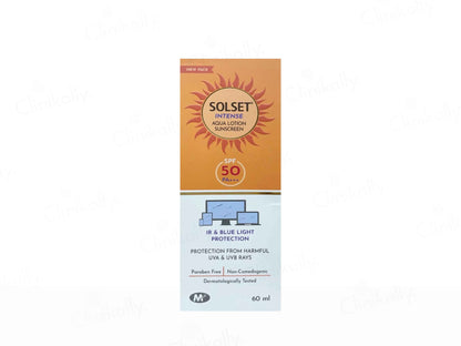 Solset Intense Aqua Lotion Sunscreen SPF 50 PA+++