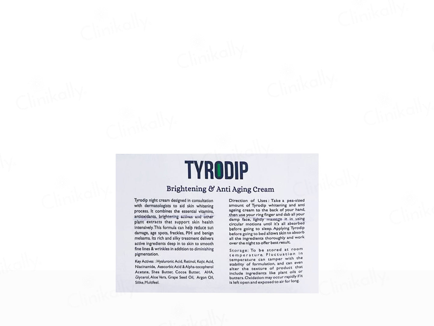 Tyrodip Brightening & Anti Aging Cream