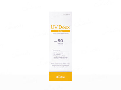 UV Doux D-Tan Aqua Sunscreen Lotion SPF 50 PA++++