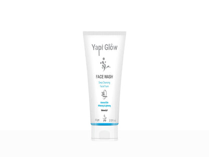 Yapi Glow Advanced Skin Whitening & Lightening Deep Cleansing Foam Face Wash
